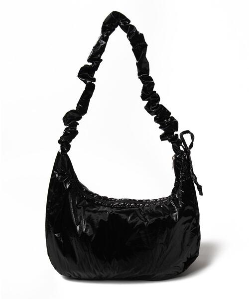 WEGO(ウィゴー)の「WEGO/ハーフムーンドロストショルダー(ショルダーバッグ・レディース・ダークグレー/その他1/ブラック系その他/シルバー/ライトベージュ/カーキ/ブラック・FREE)」の21枚目の写真