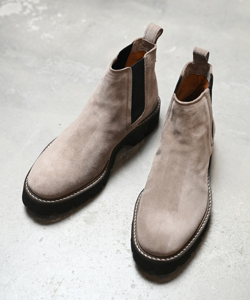 EARLE アール / Asymme chelsea boots HS アシメチェルシーブーツ サイドゴアブーツ / ER4201