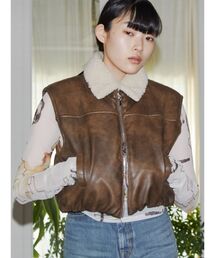 VEQUMベスト ブラウン VEQUM｜VEQUMのベスト（ブラウン/茶色系）通販 - ZOZOTOWN