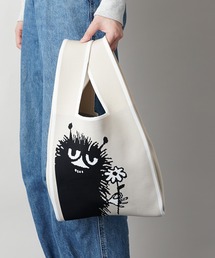 【MOOMIN】(ムーミン) 軽量 マルシェバッグ ニットバッグ