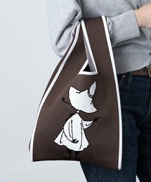 MOOMIN（ムーミン）の「【MOOMIN】(ムーミン) 軽量 マルシェバッグ ニットバッグ（トートバッグ）」