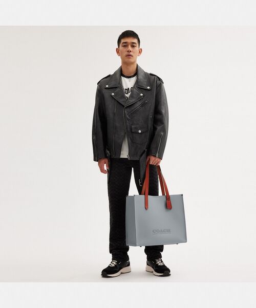 COACH(コーチ)の「リレー トート(トートバッグ・メンズ・ブルー系その他・ONE)」の4枚目の写真