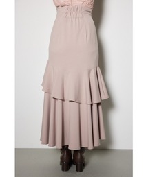 rienda（リエンダ）の「ダブルフリルスリットスコートショートパンツ