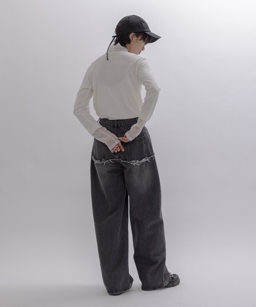 フロッキーテキストハイネックトップス Eimee Law│Eimee Law