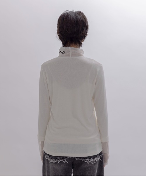 フロッキーテキストハイネックトップス Eimee Law│Eimee Law