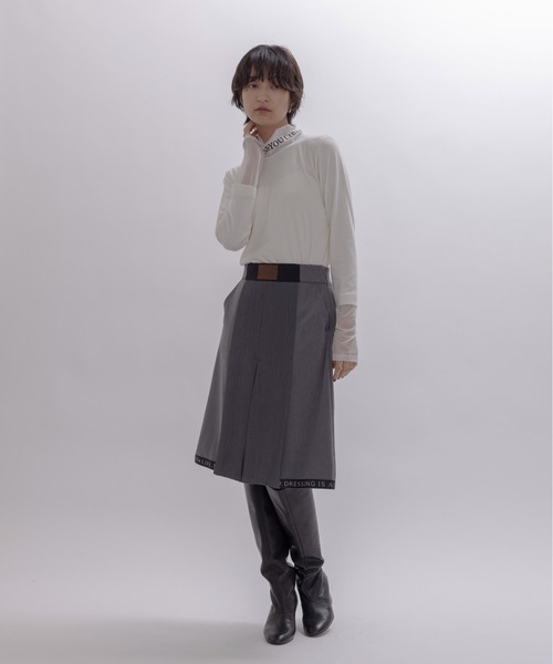 フロッキーテキストハイネックトップス Eimee Law│Eimee Law