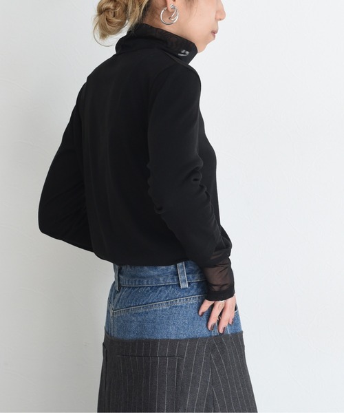 フロッキーテキストハイネックトップス Eimee Law│Eimee Law