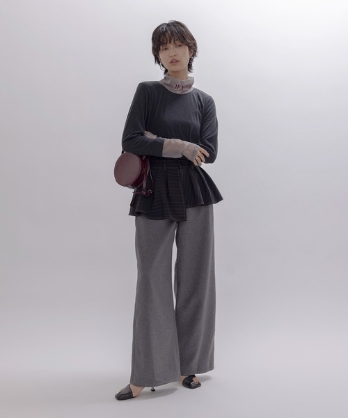 エイミーロウ　新作 ミンクファー スタンドネックショートコート Eimee Law│Eimee Law