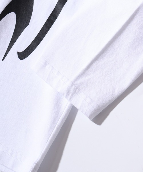 RE730(アールイーセブンサーティー)の「Big logo long sleeve T-shirt / ビックロゴロンT unisex(Tシャツ/カットソー・メンズ・ホワイト/ブラック・M/L)」の18枚目の写真