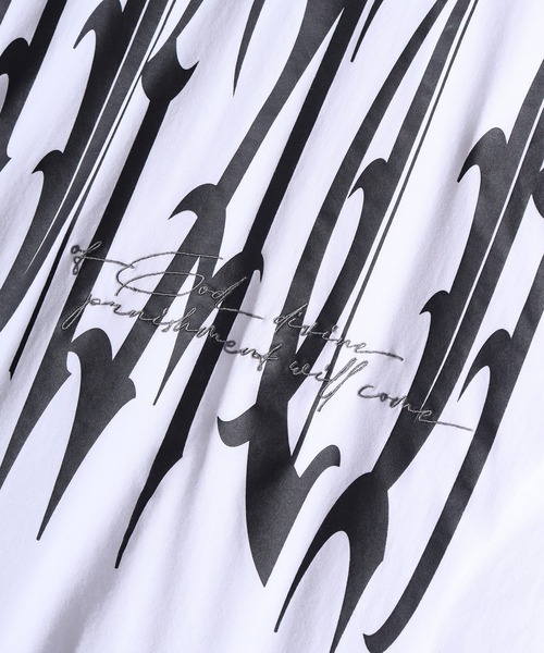 RE730(アールイーセブンサーティー)の「Big logo long sleeve T-shirt / ビックロゴロンT unisex(Tシャツ/カットソー・メンズ・ホワイト/ブラック・M/L)」の17枚目の写真