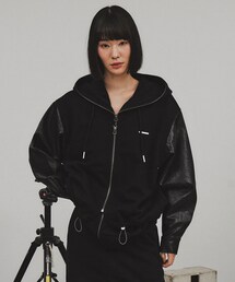 tk.TAKEO KIKUCHI | K’PJT by Aoi FANCY LAYERED ZIP PARKA(パーカー)