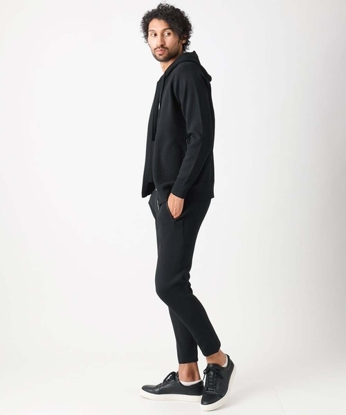 MICHEL KLEIN HOMME (ミッシェルクランオム)の「ニットZIPパーカー セットアップ(パーカー・メンズ・ブラック/ブラウン・MEDIUM/LARGE/X-LARGE)」の17枚目の写真
