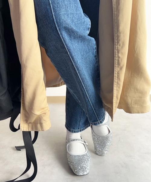 lus.(ラスドット)の「lus. グリッターカンフーシューズ(パンプス・レディース・ブラック/シルバー・S/M/L/LL)」の15枚目の写真