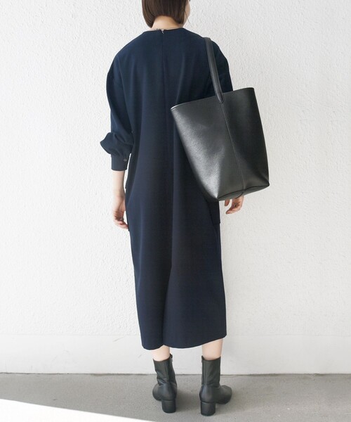 【セール】SHIPS any:〈洗濯機可能〉Iライン ポケット デザイン ワンピース（ワンピース）｜SHIPS any（シップス エニィ）