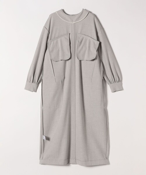 【セール】SHIPS any:〈洗濯機可能〉Iライン ポケット デザイン ワンピース（ワンピース）｜SHIPS any（シップス エニィ）