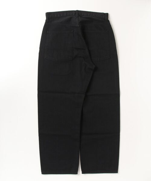 PORTER CLASSIC（ポータークラシック）の「PORTER CLASSIC / ポータークラシック：STEINBECK DENIM PANTS：PC-005-2863[COR]（デニムパンツ・メンズ・ブラック・M）」の2枚目の写真