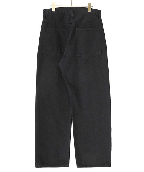 PORTER CLASSIC（ポータークラシック）の「PORTER CLASSIC / ポータークラシック：STEINBECK DENIM PANTS：PC-005-2863[COR]（デニムパンツ・メンズ・ブラック・M）」の7枚目の写真