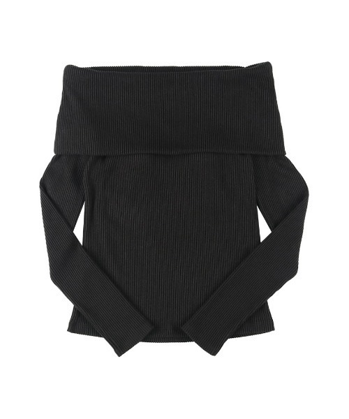 カップ付きオフショルダー 長袖（Tシャツ/カットソー）｜OUR