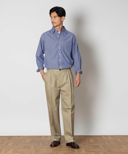 Right-on(ライトオン)の「【BRITISH KHAKI】ツイルトラウザー(その他パンツ・メンズ・ホワイト/ベージュ・M/L/XL)」の17枚目の写真