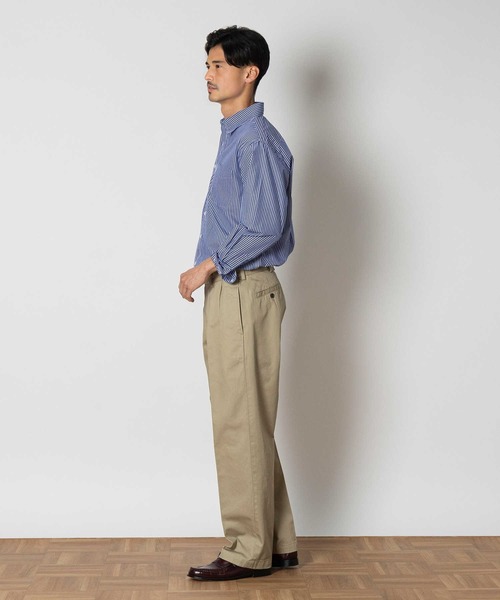 Right-on(ライトオン)の「【BRITISH KHAKI】ツイルトラウザー(その他パンツ・メンズ・ホワイト/ベージュ・M/L/XL)」の20枚目の写真