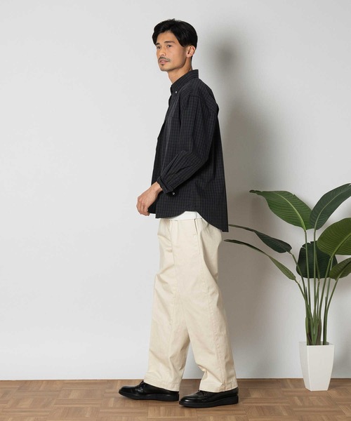 Right-on(ライトオン)の「【BRITISH KHAKI】ツイルトラウザー(その他パンツ・メンズ・ホワイト/ベージュ・M/L/XL)」の12枚目の写真