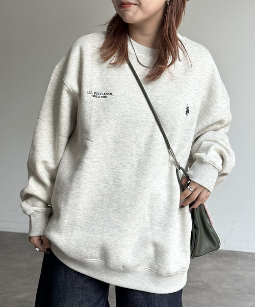 U.S. POLO ASSN.(ユーエスポロアッスン)の「1ポイント刺繍裏起毛スウェット(Tシャツ/カットソー・メンズ・ブラック/グレー/ホワイト・MEDIUM/LARGE)」の4枚目の写真
