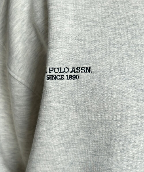 U.S. POLO ASSN.(ユーエスポロアッスン)の「1ポイント刺繍裏起毛スウェット(Tシャツ/カットソー・メンズ・ブラック/グレー/ホワイト・MEDIUM/LARGE)」の9枚目の写真