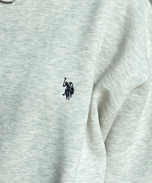 U.S. POLO ASSN.(ユーエスポロアッスン)の「1ポイント刺繍裏起毛スウェット(Tシャツ/カットソー・メンズ・ブラック/グレー/ホワイト・MEDIUM/LARGE)」の10枚目の写真