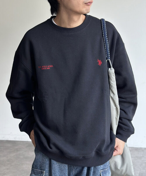 U.S. POLO ASSN.(ユーエスポロアッスン)の「1ポイント刺繍裏起毛スウェット(Tシャツ/カットソー・メンズ・ブラック/グレー/ホワイト・MEDIUM/LARGE)」の12枚目の写真