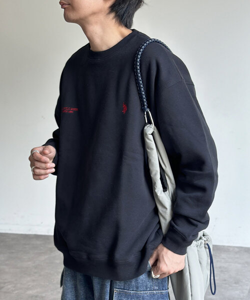 U.S. POLO ASSN.(ユーエスポロアッスン)の「1ポイント刺繍裏起毛スウェット(Tシャツ/カットソー・メンズ・ブラック/グレー/ホワイト・MEDIUM/LARGE)」の13枚目の写真