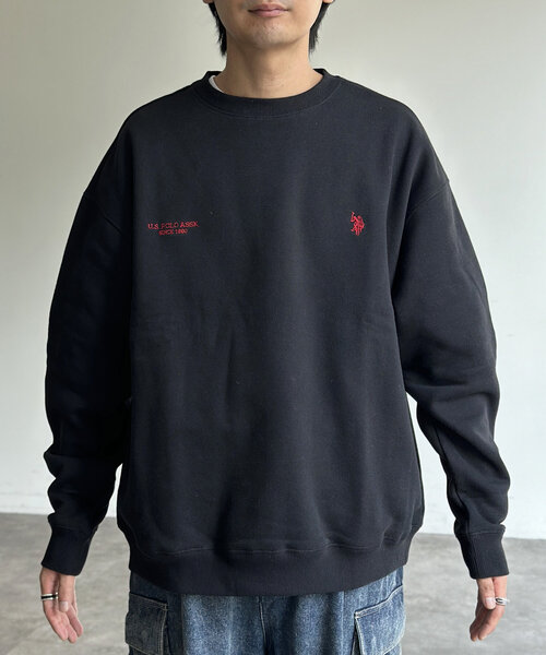 U.S. POLO ASSN.(ユーエスポロアッスン)の「1ポイント刺繍裏起毛スウェット(Tシャツ/カットソー・メンズ・ブラック/グレー/ホワイト・MEDIUM/LARGE)」の17枚目の写真