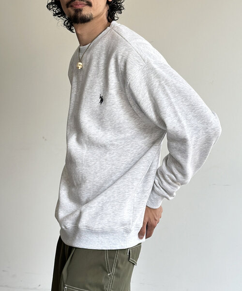 U.S. POLO ASSN.(ユーエスポロアッスン)の「1ポイント刺繍裏起毛スウェット(Tシャツ/カットソー・メンズ・ブラック/グレー/ホワイト・MEDIUM/LARGE)」の22枚目の写真