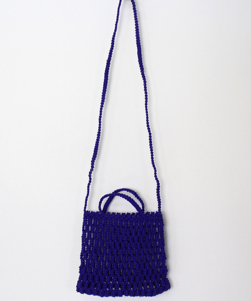 UNBILLION（アンビリオン）の「アフリカンスクエアー AFRICANSQUARE / ナイロンバッグ ミニハンドル ロングショルダー（ショルダーバッグ・レディース・グリーン/ダークブルー・FREE）」の6枚目の写真