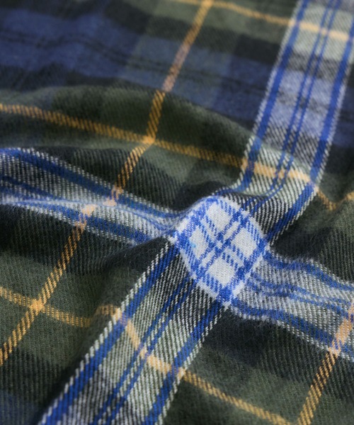 KATHARINE ROSS（キャサリンロス）の「【KATHARINE ROSS】ウールMIXチェックストール（ストール/ショール・レディース・ブルー/ダークグリーン/レッド・MEDIUM）」の21枚目の写真