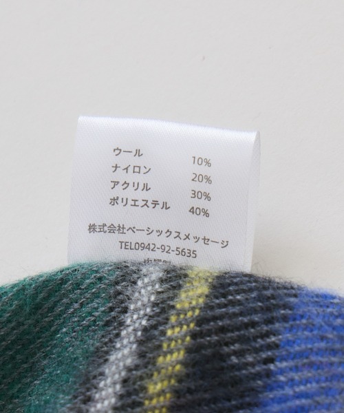 KATHARINE ROSS（キャサリンロス）の「【KATHARINE ROSS】ウールMIXチェックストール（ストール/ショール・レディース・ブルー/ダークグリーン/レッド・MEDIUM）」の12枚目の写真