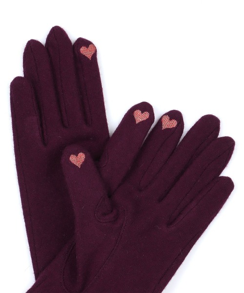 Vivienne Westwood ACCESSORIES(ヴィヴィアンウエストウッドアクセサリー)の「ORB刺繍 ニット手袋【249156 328L】(手袋・レディース・ダークグレー/ネイビー/ブラック/ワイン・FREE)」の8枚目の写真