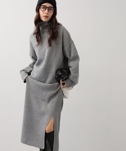 saloon（サルーン）の「SALOON(サルーン)/ゆるニット×タイトニット