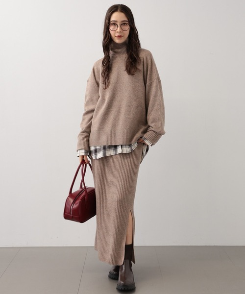 saloon（サルーン）の「SALOON(サルーン)/ゆるニット×タイトニット