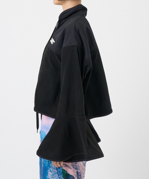 NON TOKYO/ノントーキョー】FLARE SLEEVE FLEECE TOP/フレア