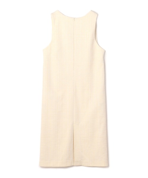 CROSS FUNCTION(クロスファンクション)の「《洗える・ストレッチ・シワになりにくい》正解 ツイードVネックジャンスカ【CF/クロスファンクション】(ジャンパースカート・レディース・アイボリー/ブラック・M/L/LL)」の21枚目の写真