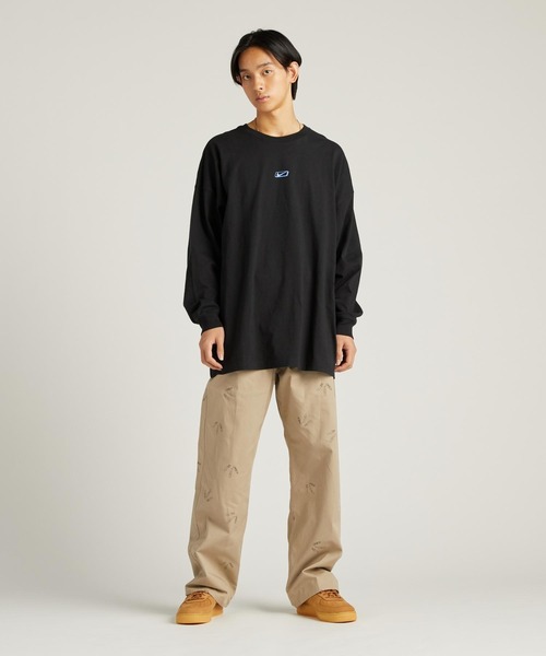 NIKE WORLD TOUR ロングスリーブシャツ　スウェットパンツ　XL 黒 セール】ナイキ スポーツウェア メンズ オーバーサイズド ロング