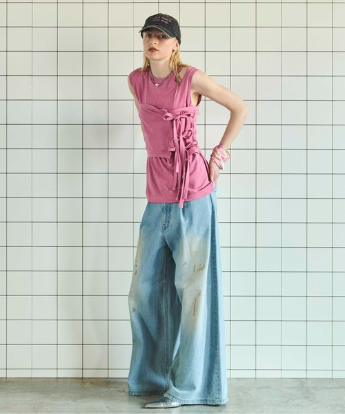 メゾンスペシャル　Waist Tuck Wide Denim Pants 36 Waist Tuck Wide Denim Pants