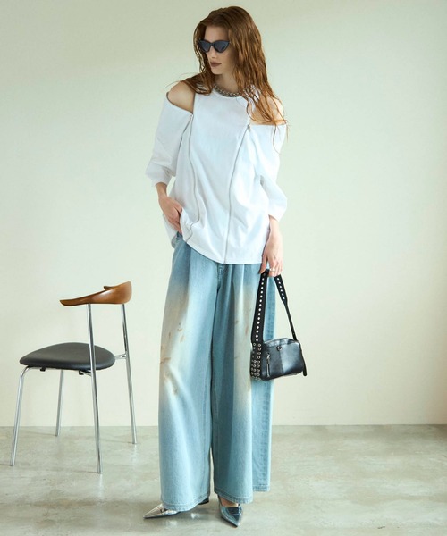 メゾンスペシャル　Waist Tuck Wide Denim Pants 36 Waist Tuck Wide Denim Pants