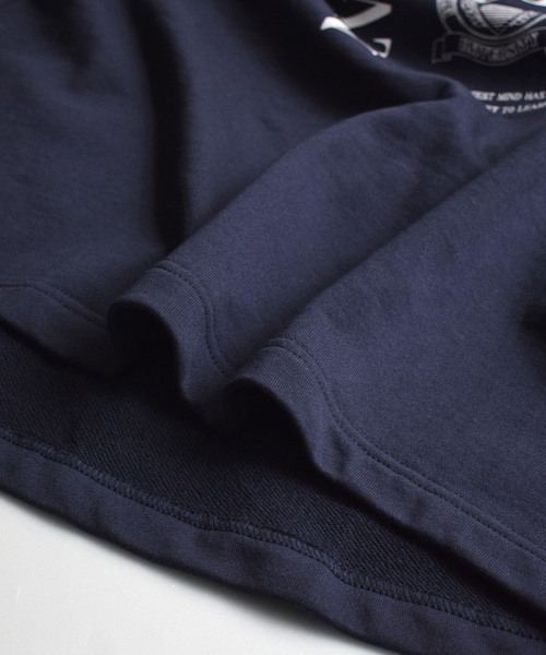 キルティング切替 カレッジロゴスウェット（スウェット）｜e-zakkamania stores（イーザッカマニアストアーズ）