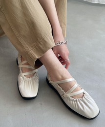 ルタロン　Lエラスティックスニーカー　オフホワイト　24.5 追加2》Lエラスティックスニーカー（スニーカー）｜LE TALON（ル