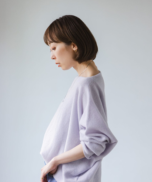 追加》ファインウールドルマンプルオーバー 5（ニット/セーター