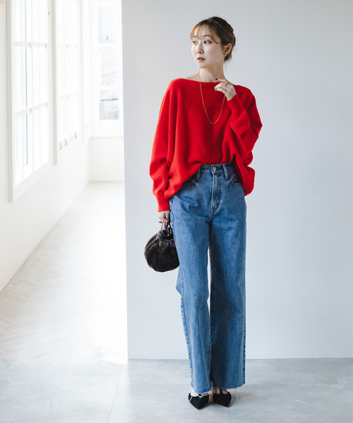 追加》ファインウールドルマンプルオーバー 5（ニット/セーター