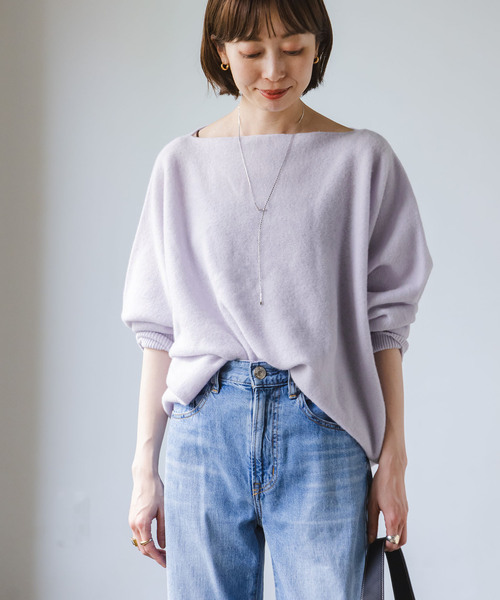 追加》ファインウールドルマンプルオーバー 5（ニット/セーター