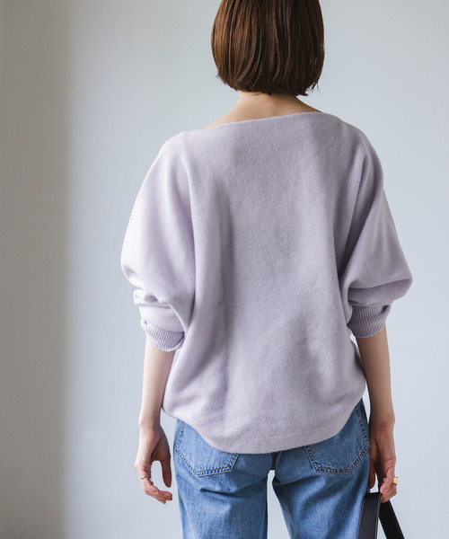 追加》ファインウールドルマンプルオーバー 5（ニット/セーター