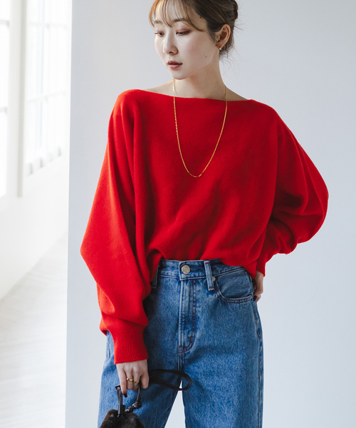 追加》ファインウールドルマンプルオーバー 5（ニット/セーター